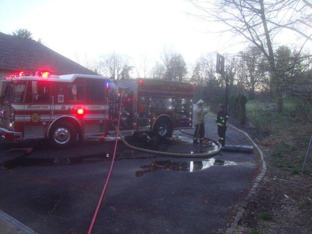 Woods Fire on Williamson Road